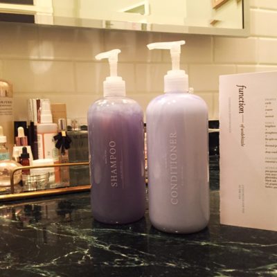 Trying out Function of Beauty custom hair care.