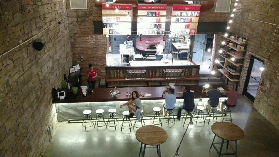 Trapezium Brewing Company bar