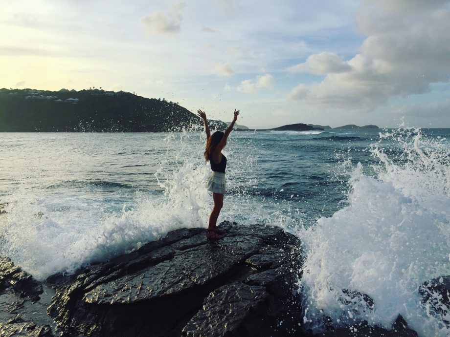 Guanahani cliffs St Barth